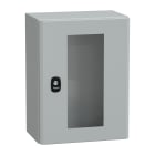 SCHNEIDER ELECTRIC - Cassa Spacial S3D porta trasparente 400X300X200 RAL7035