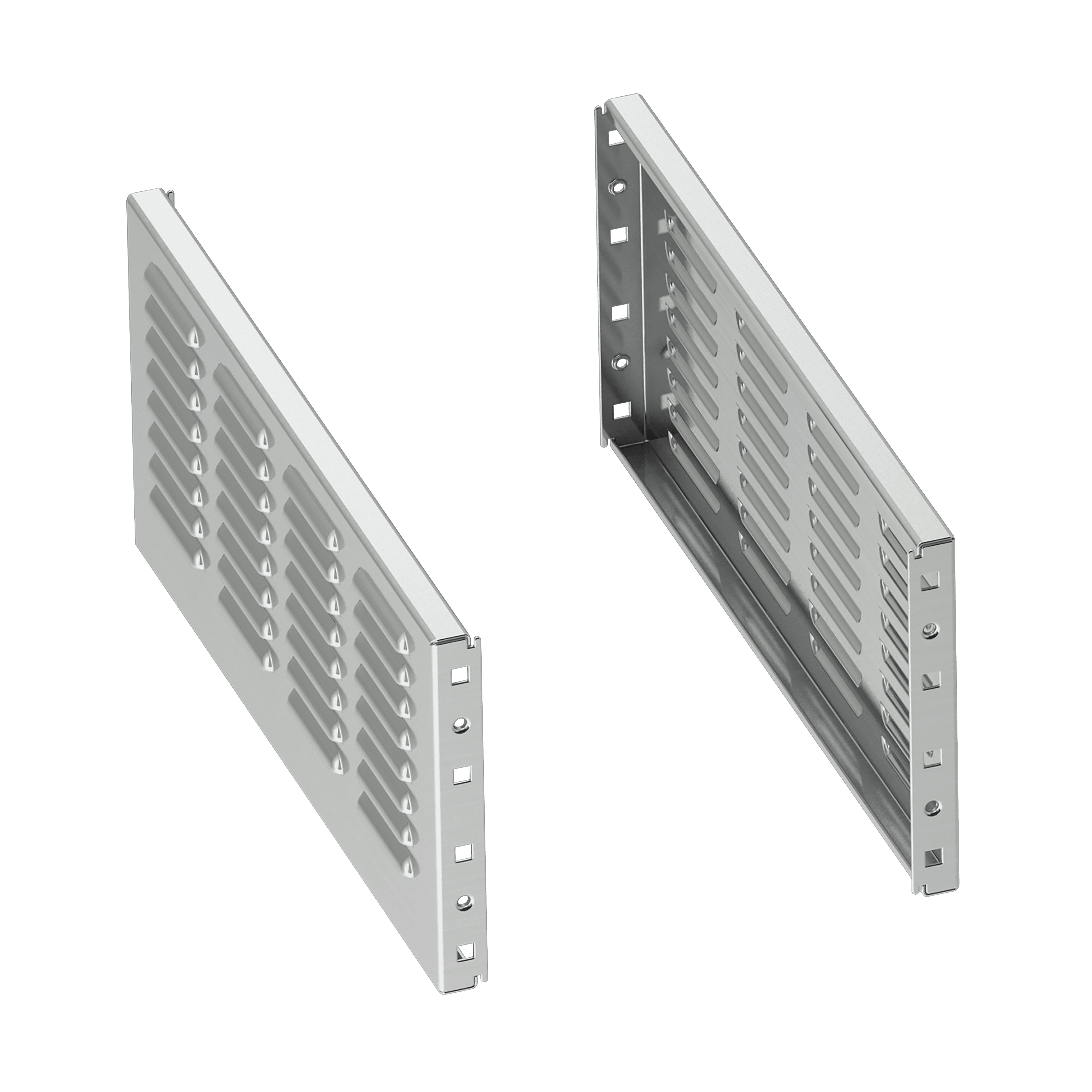 SCHNEIDER ELECTRIC - Spacial SFHD Heavy Duty - Pannelli laterali zoccolo inox vent. H200xL400 304L