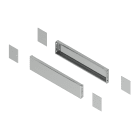 SCHNEIDER ELECTRIC - Pannello laterali zoccolo inox P300xH100 304L
