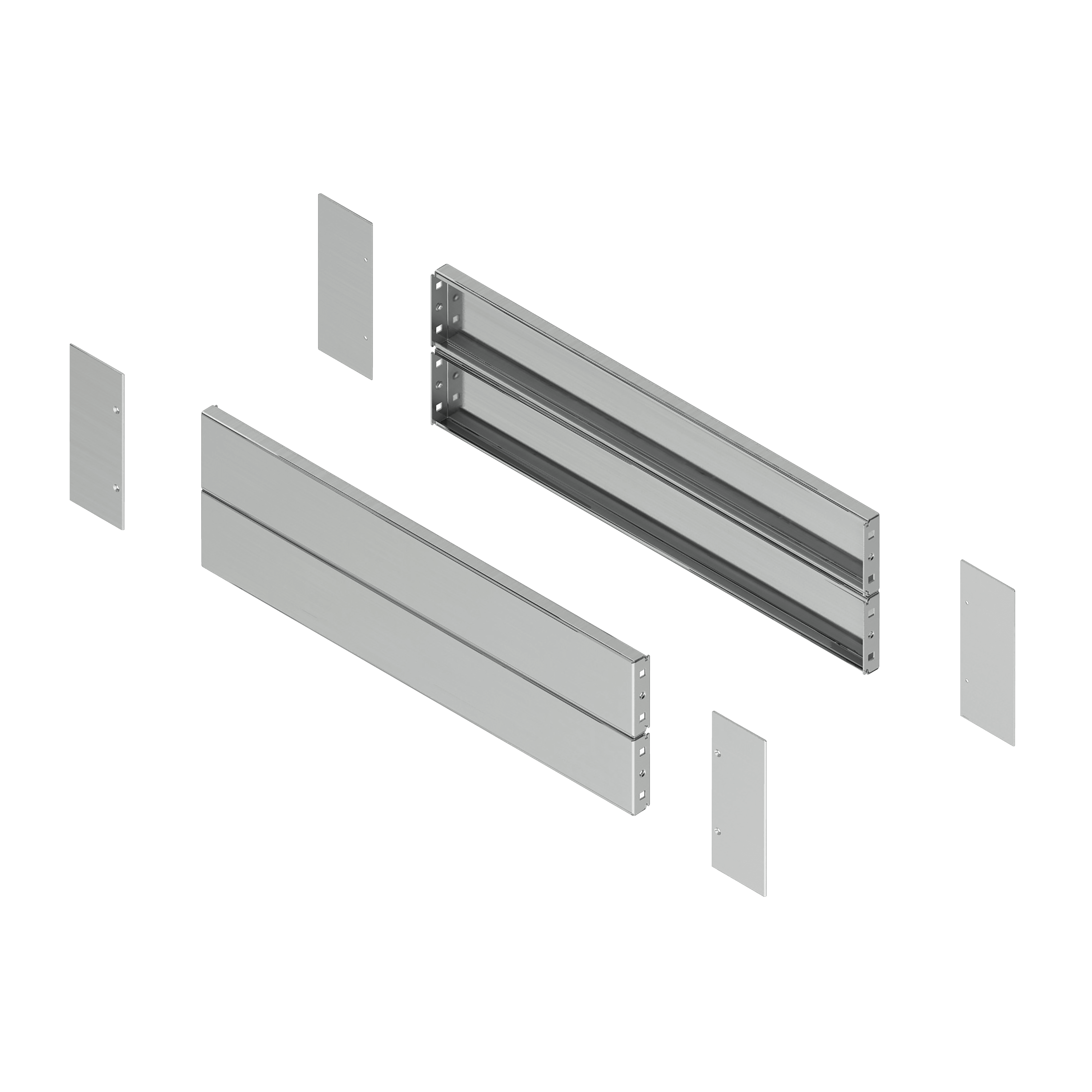 SCHNEIDER ELECTRIC - Pannelli laterali zoccolo inox P400xH200 Aisi 304L