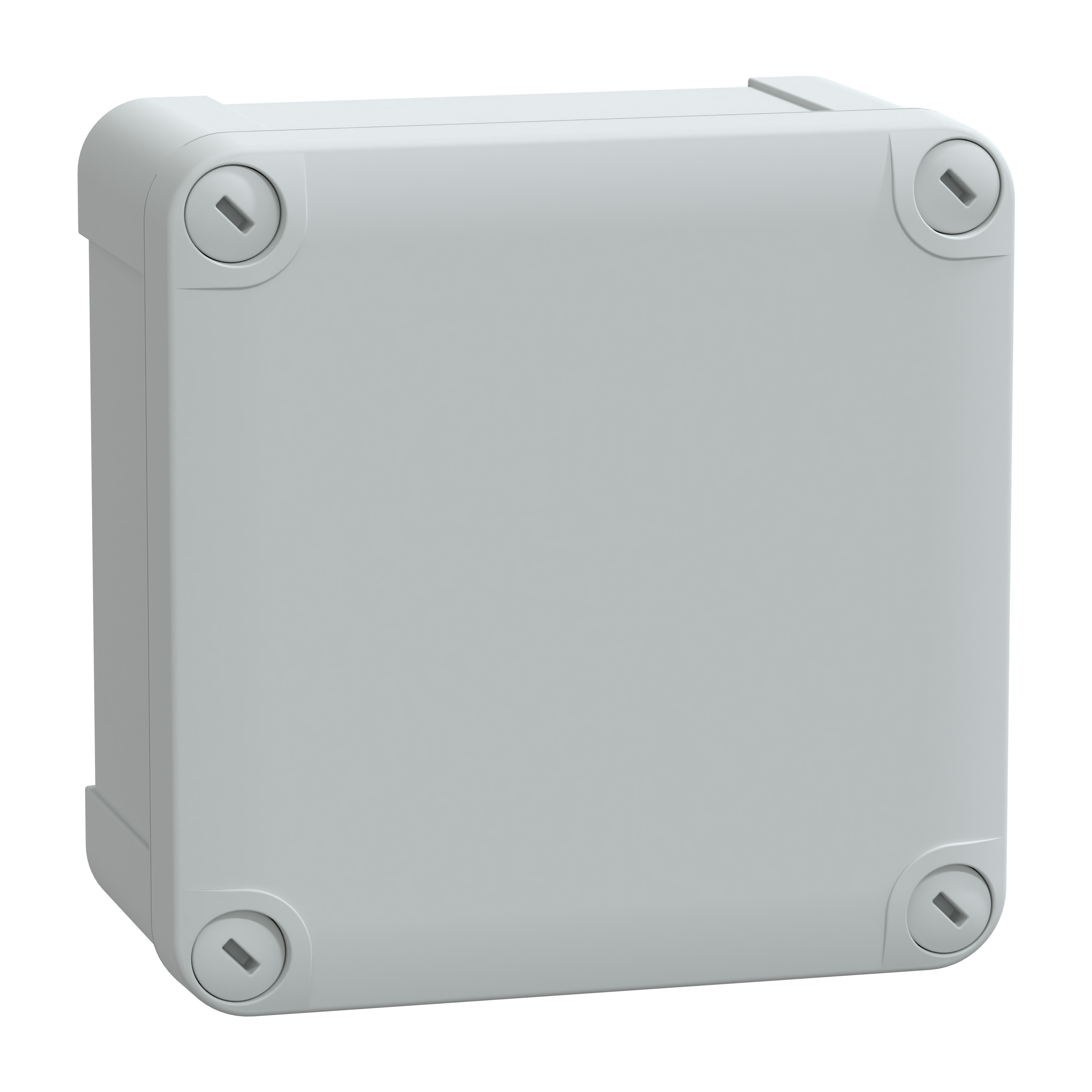 SCHNEIDER ELECTRIC - Scatola PC IP66 IK08 RAL7035 Int.H105W105D55 Ext.H116W116D62 coperchio PC opaco