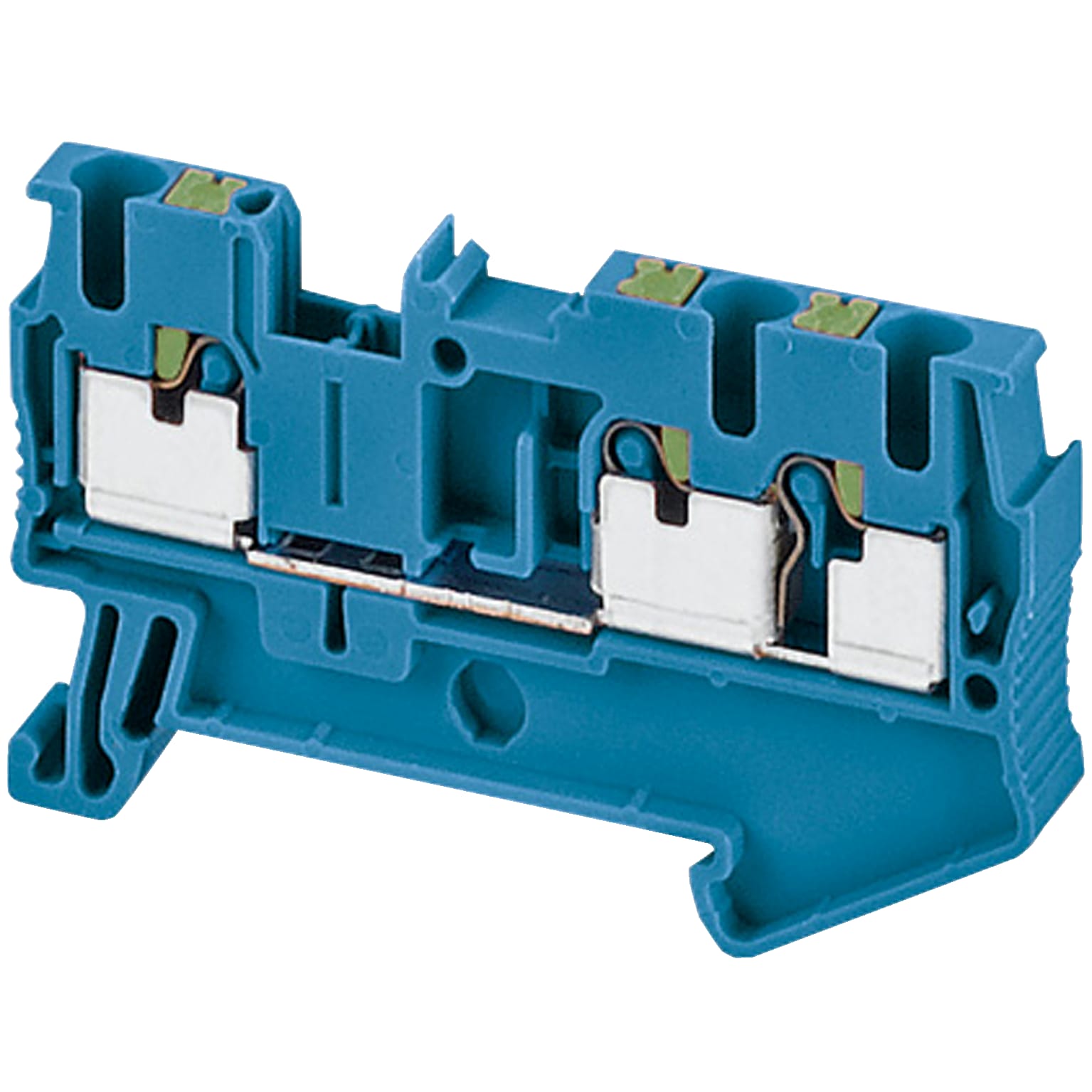 SCHNEIDER ELECTRIC - Morsetto Push-in, 3pt, 2,5 mm², blu - [prezzo per 100 pz]