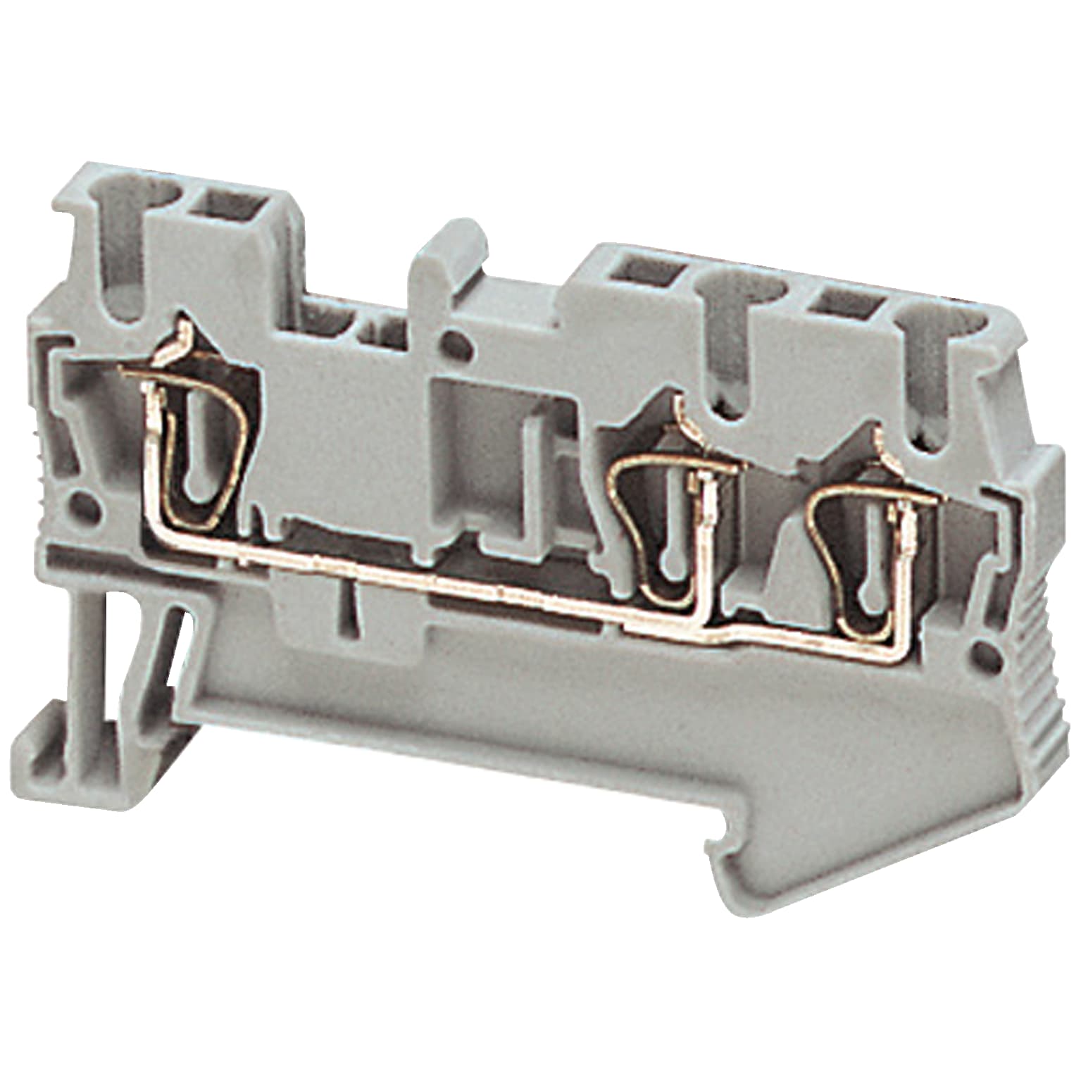 SCHNEIDER ELECTRIC - Morsetto molla, 3pt, 2,5mm² grigio - [prezzo per 100 pz]