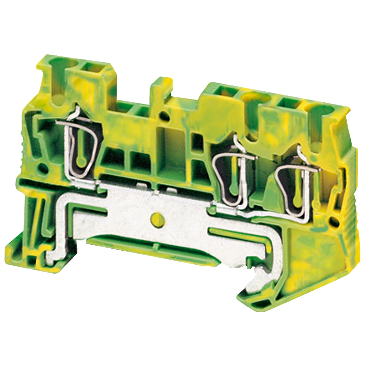 SCHNEIDER ELECTRIC - Morsetto molla, terra, 3pt, 2,5 mm²