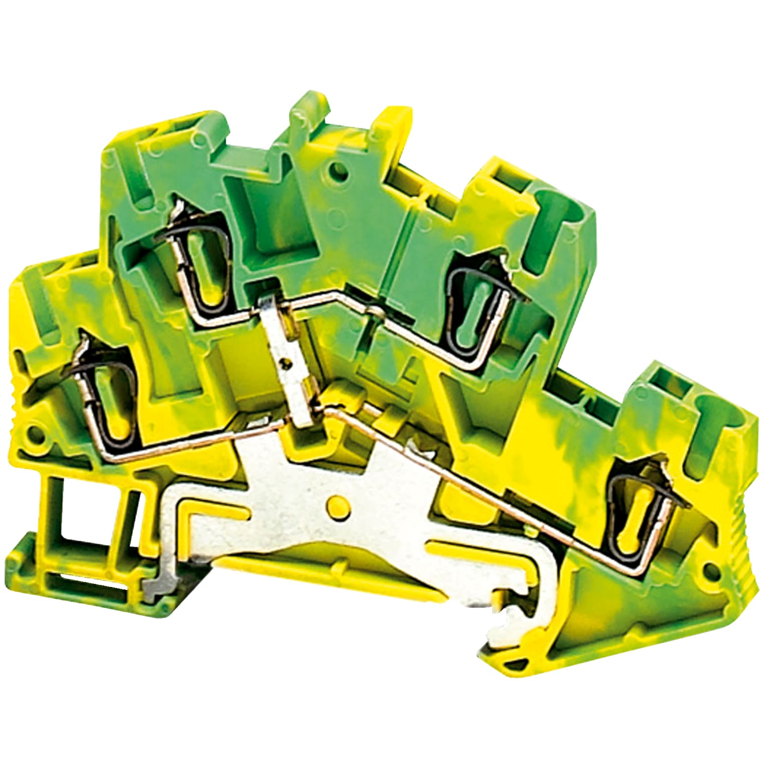 SCHNEIDER ELECTRIC - Morsetto molla 2 piani, terra, 2,5mm²