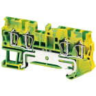 SCHNEIDER ELECTRIC - Morsetto molla, terra, 4pt, 2,5mm²