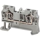 SCHNEIDER ELECTRIC - Morsetto molla, 2pt, 4mm², grigio - [prezzo per 100 pz]