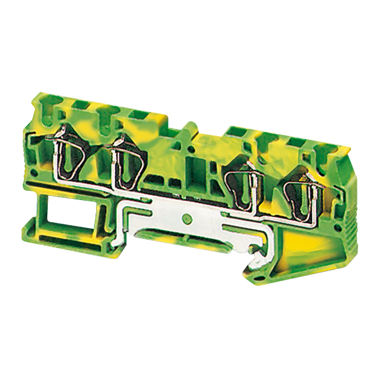 SCHNEIDER ELECTRIC - Morsetto molla, terra, 4pt, 4mm²