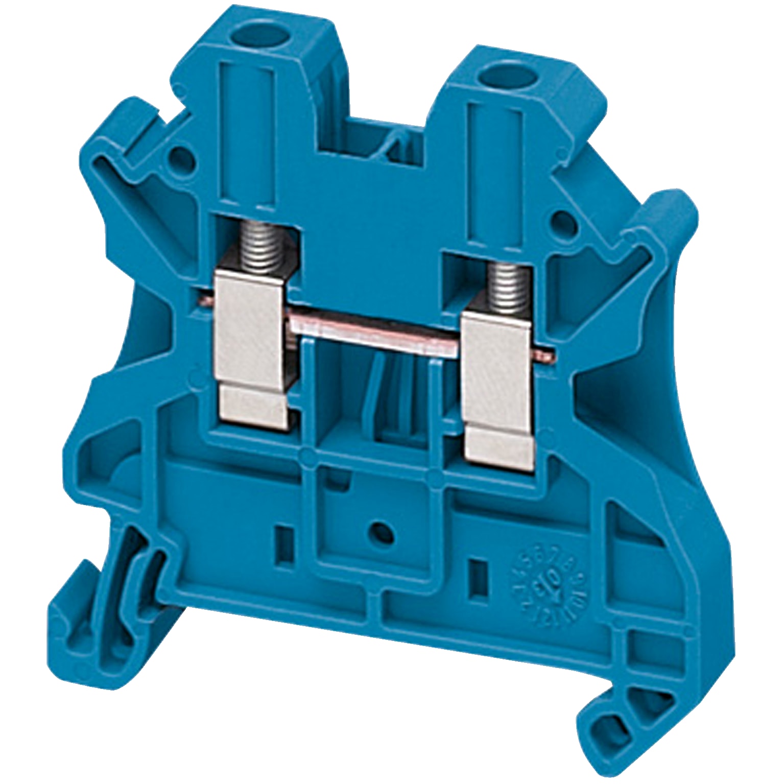 SCHNEIDER ELECTRIC - Morsetto vite, 2pt, 4mm² blu - [prezzo per 100 pz]