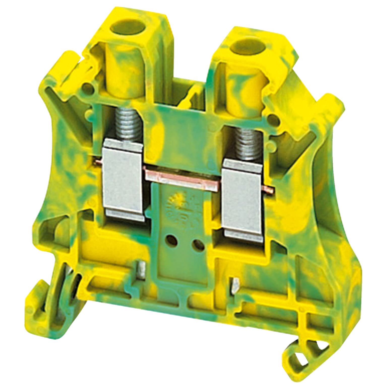 SCHNEIDER ELECTRIC - Morsetto vite, terra, 2pt, 6 mm²