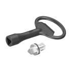 SCHNEIDER ELECTRIC - Serratura inox triangolo 8mm