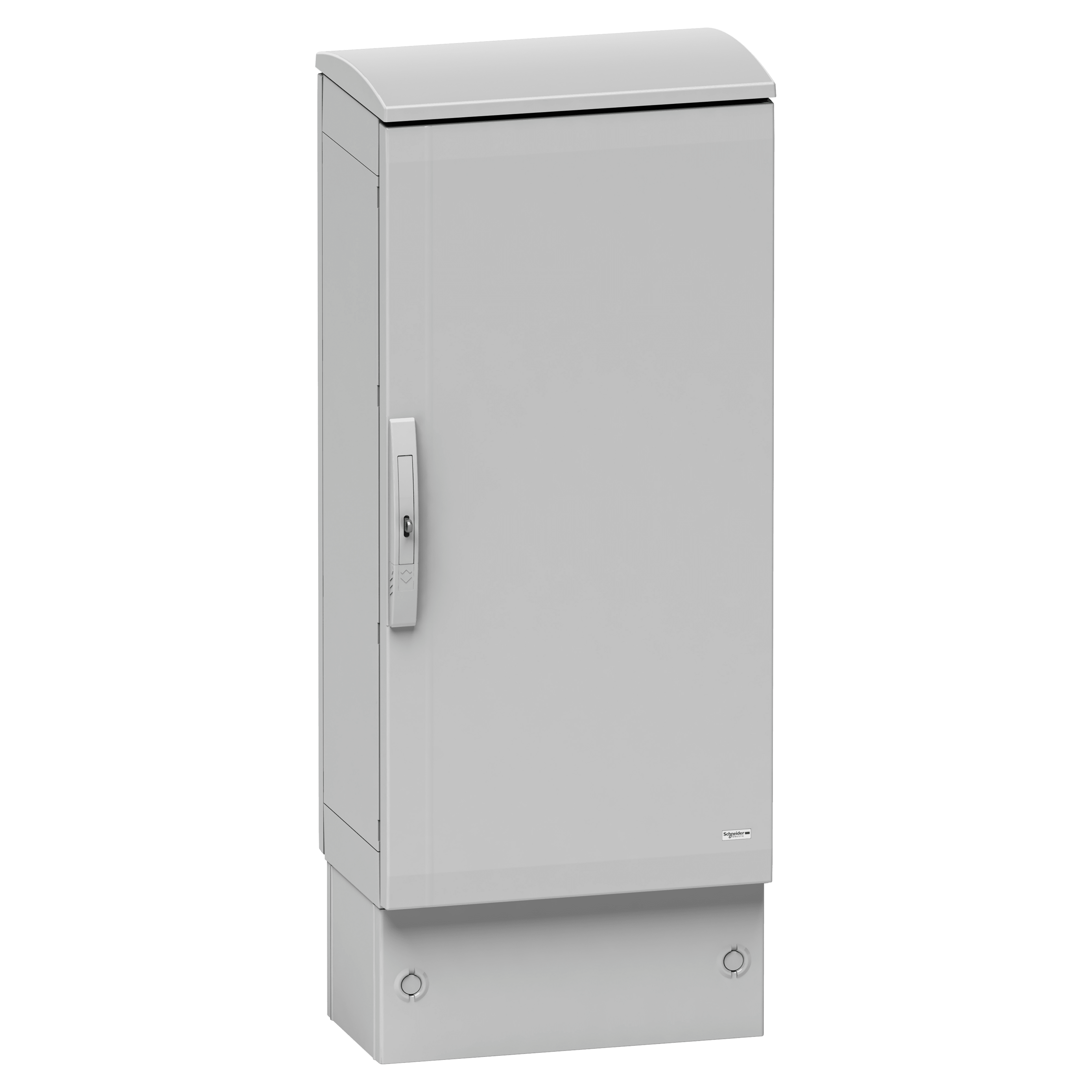 SCHNEIDER ELECTRIC - Zoccolo in poliestere tipo ZA per PLA-PLAT H200xL1200xP620 RAL 7035