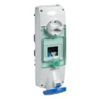 SCHNEIDER ELECTRIC - Presa da incasso inter.-vano DIN Unika IP65 63A 220V 2P+T