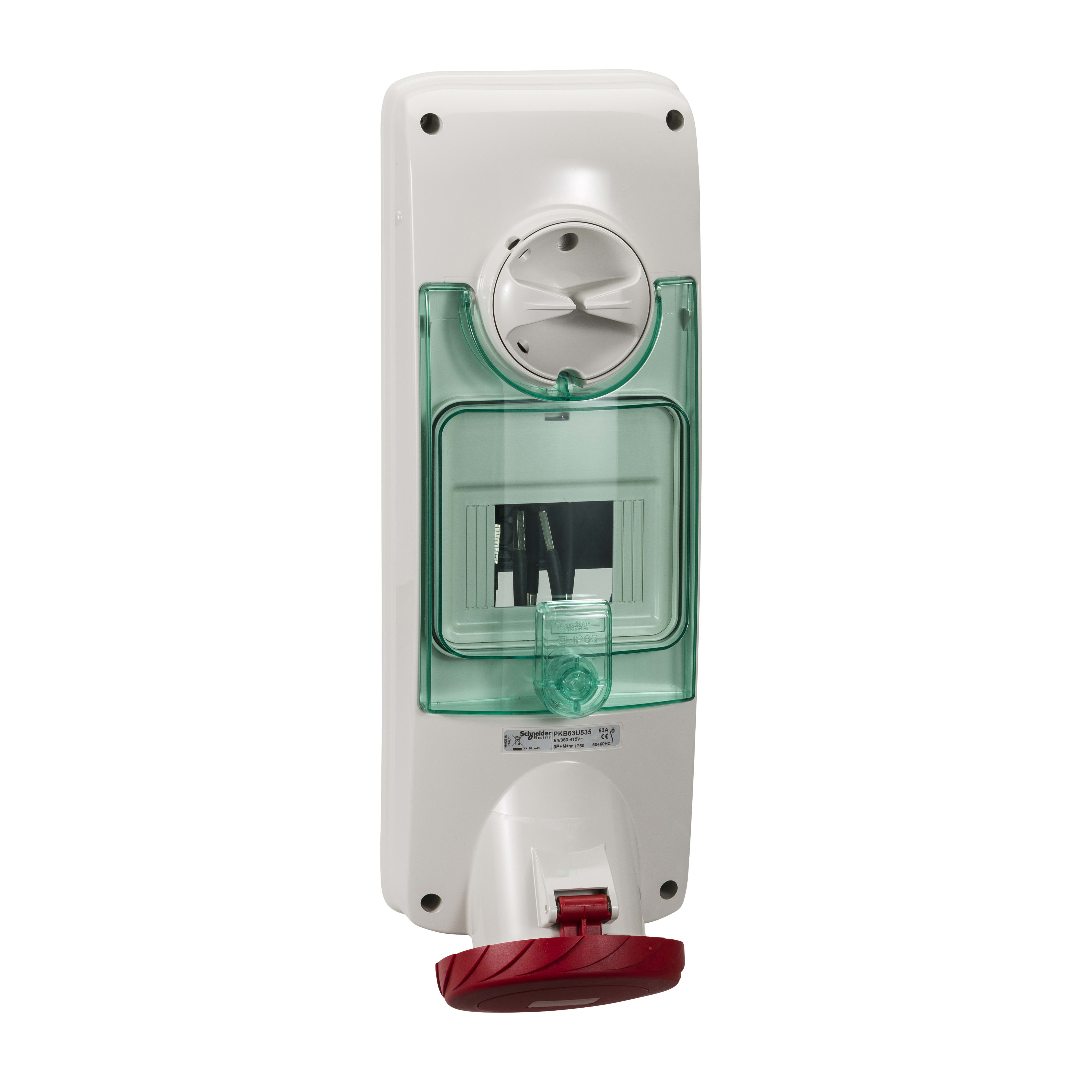 SCHNEIDER ELECTRIC - Presa da incasso inter.-vano DIN Unika IP65 63A 380V 3P+N+T