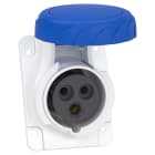 SCHNEIDER ELECTRIC - Presa fissa BT da incasso inclinata IP67 16A 220V 2PT cablaggio rapido