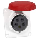 SCHNEIDER ELECTRIC - Presa fissa BT da incasso inclinata IP67 16A 380V 3PNT cablaggio rapido