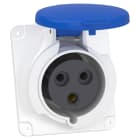 SCHNEIDER ELECTRIC - Presa fissa BT da incasso inclinata IP44 32A 220V 2PT cablaggio rapido