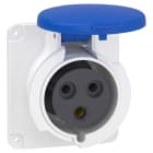 SCHNEIDER ELECTRIC - Presa fissa BT da incasso diritta IP44 32A 220V 2PT cablaggio rapido