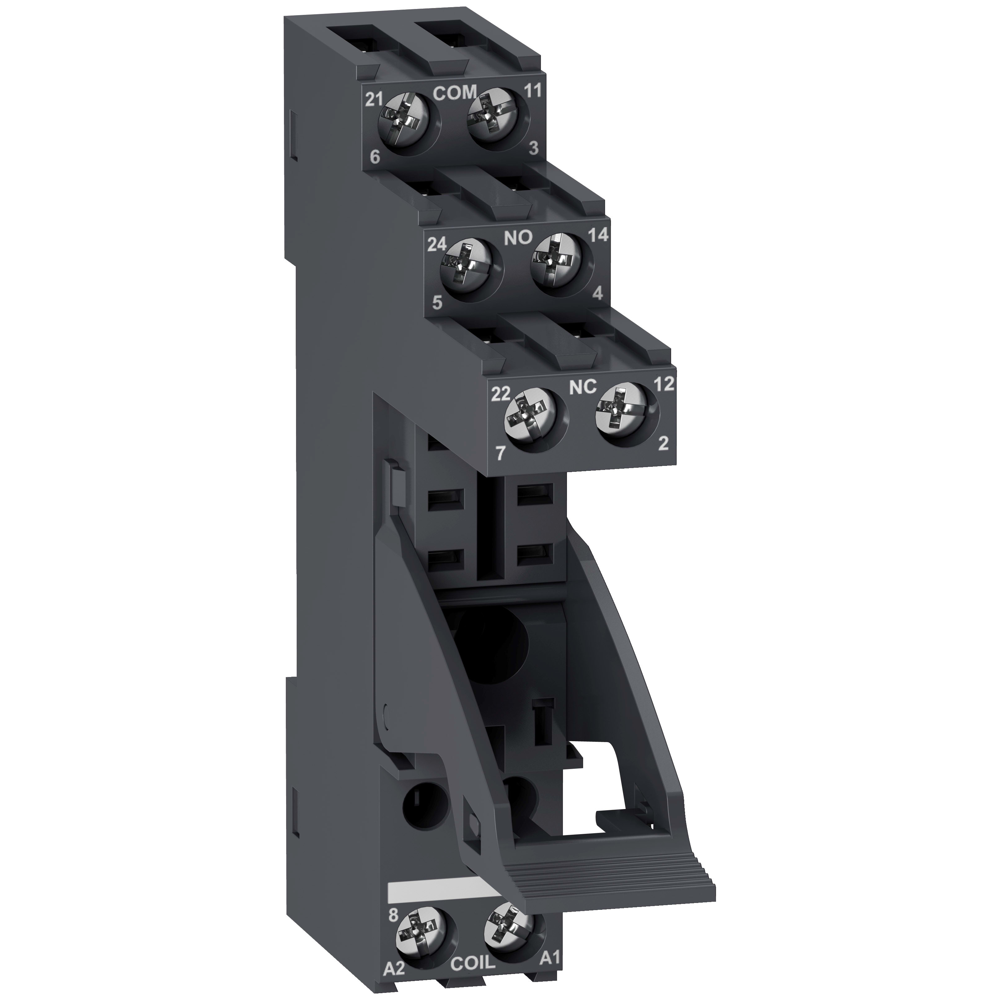 SCHNEIDER ELECTRIC - Base relè RGZ - 2 contatti separati - 5 A - 250V - connettore a vite