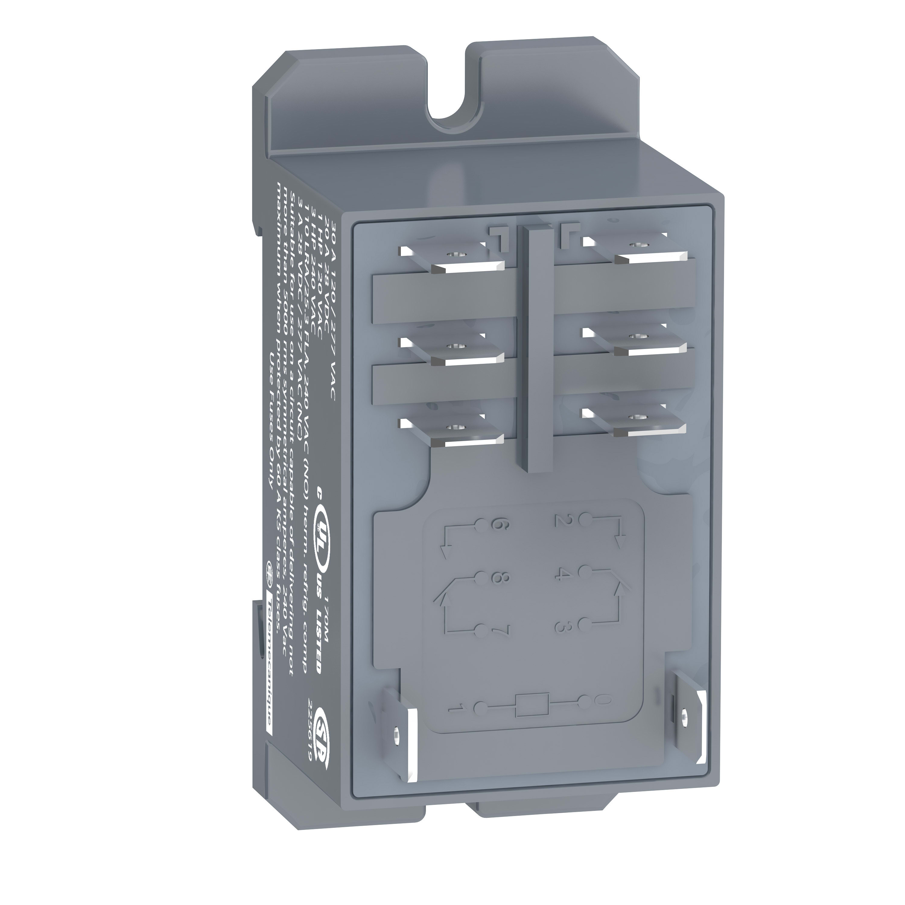 SCHNEIDER ELECTRIC - Relè plug-in alimentazione - Zelio RPF - 2 CO - 12 V CC - 25 A