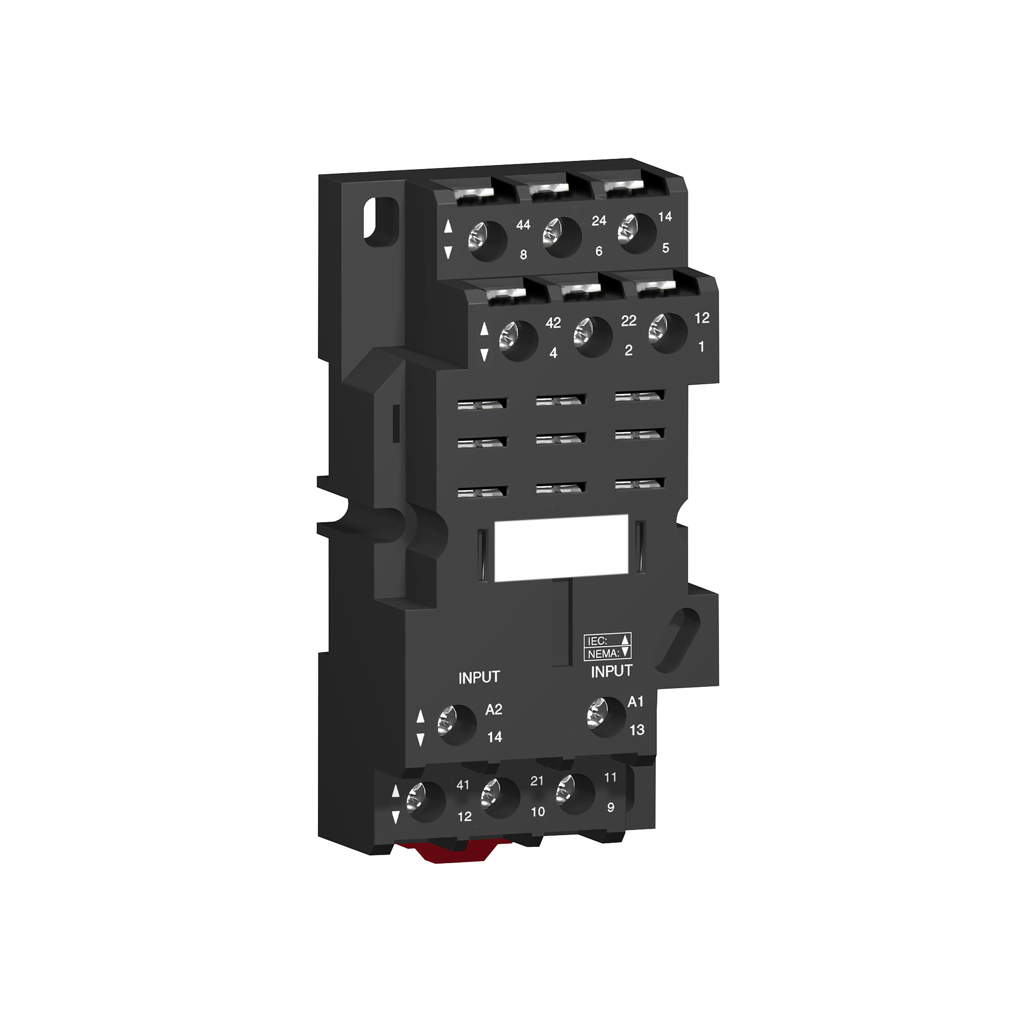 SCHNEIDER ELECTRIC - Base RPZ - contatto misto - 16 A - &lt.lt-> 250V - term. a vite - per relè RXM3