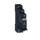 SCHNEIDER ELECTRIC - Relè RXG con LED , pre-montato con base-1NC-NO 10A 24VDC + diodo