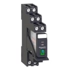 SCHNEIDER ELECTRIC - Relè RXG con pulsante di test completo di base-2NC-NO 5A 24VDC + diodo