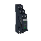 SCHNEIDER ELECTRIC - Relè RXG - pulsante test+LED pre-montato - base-2NC-NO 5A 24Vca + varistore