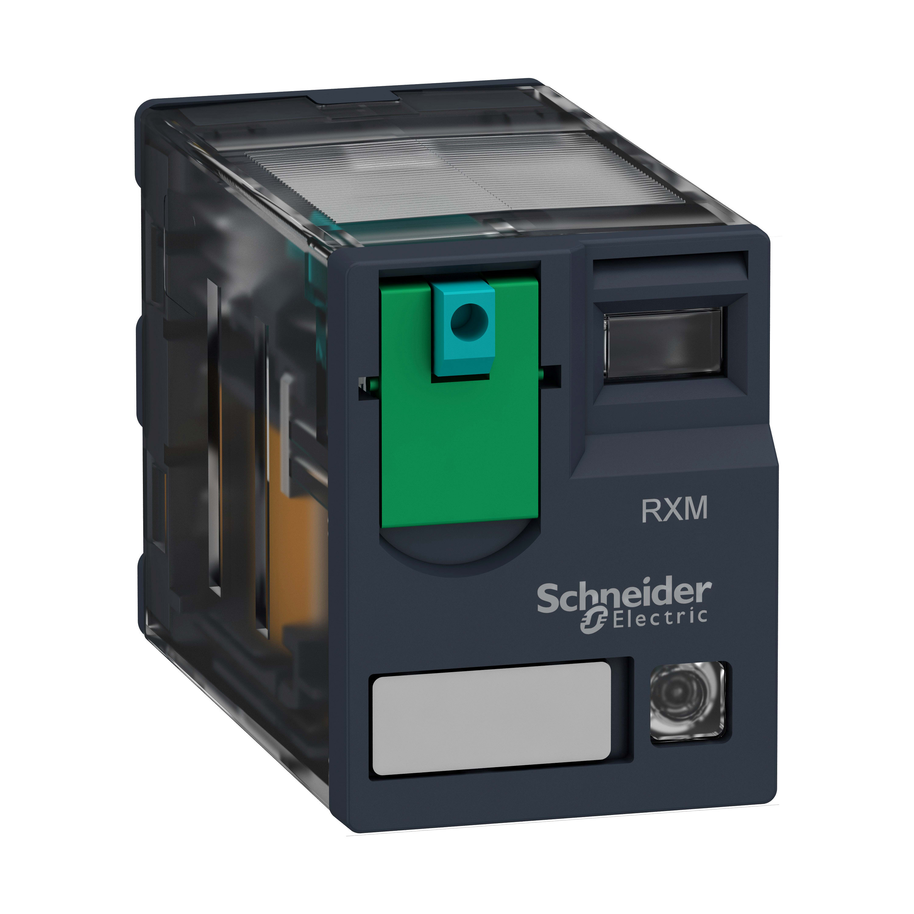 SCHNEIDER ELECTRIC - Relè miniatura - Zelio RXM - 2 NC-NO - 24 VDC - 12 A - con led