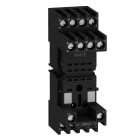 SCHNEIDER ELECTRIC - Base RXZ - contatto misto - 10A - &lt.lt-> 250V - connettore - per relè RXM2.., RXM4