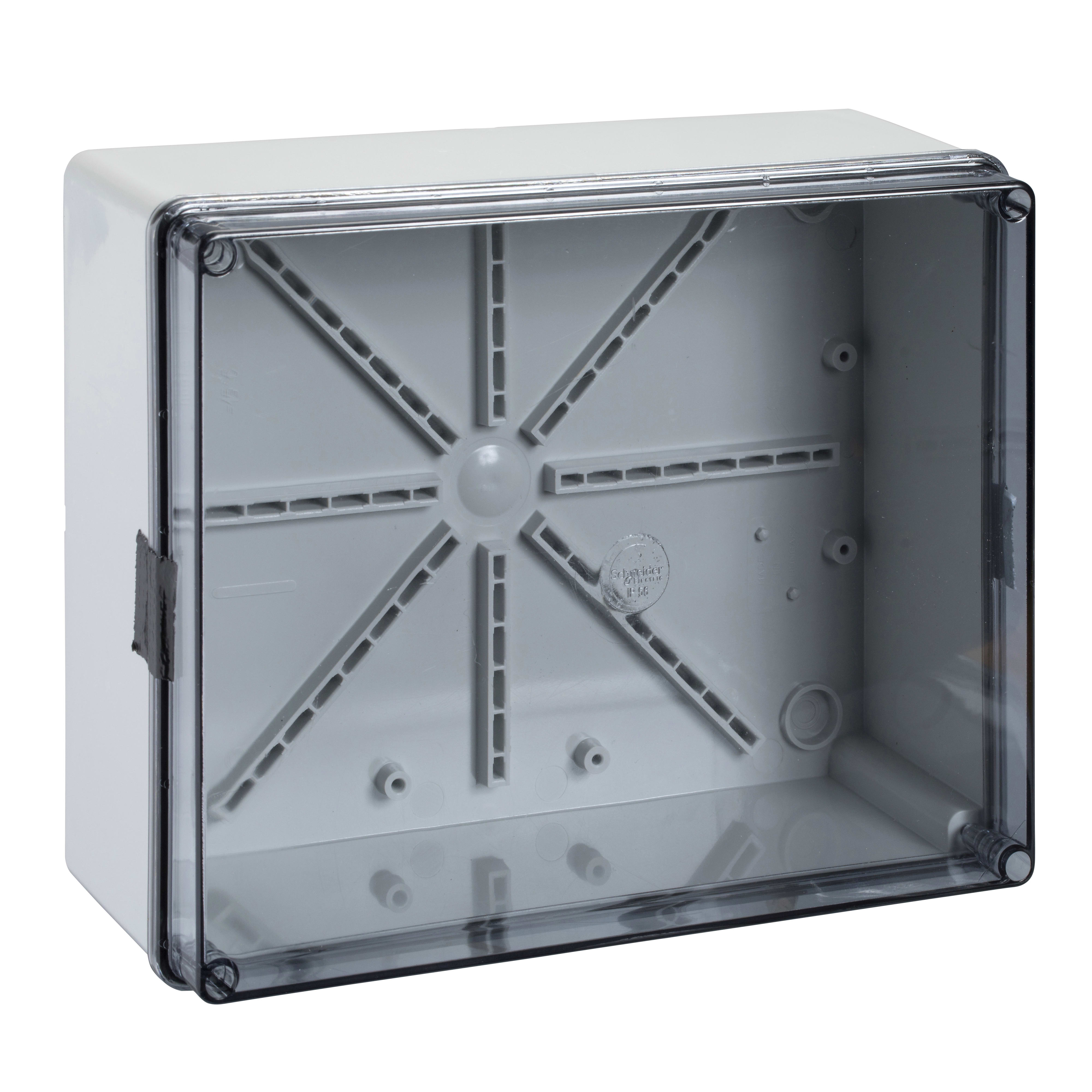 SCHNEIDER ELECTRIC - Scatola derivazione Pilote IP55 240x190x90 lati lisci coperchiotrasp