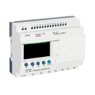 SCHNEIDER ELECTRIC - Smart relay compatto Zelio Logic - 20 I/O - 24 V CC - Orologio - Display