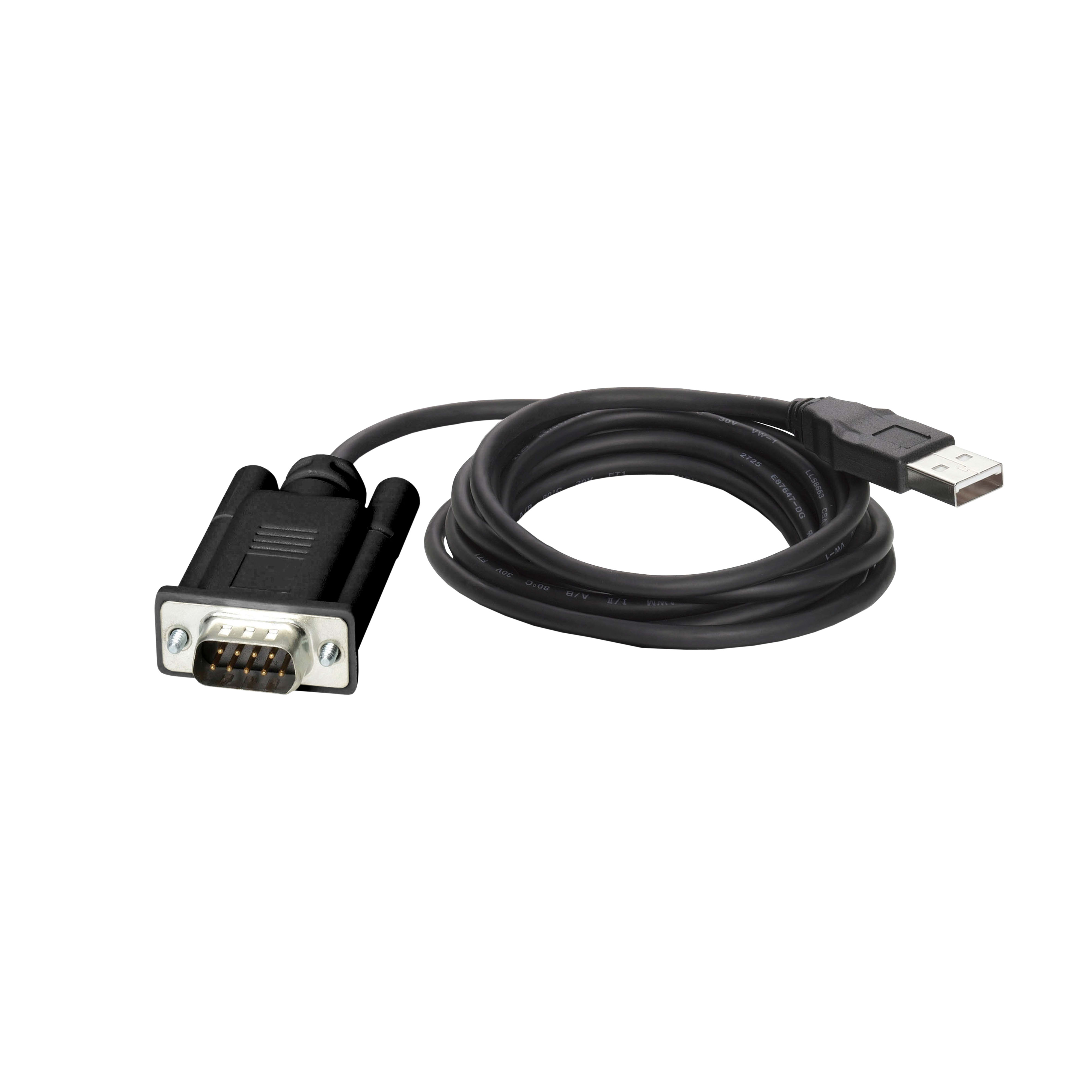 SCHNEIDER ELECTRIC - Adattatore per coll. porta USB PC - Lung. cavo 1,8 m - 1 connettore maschio