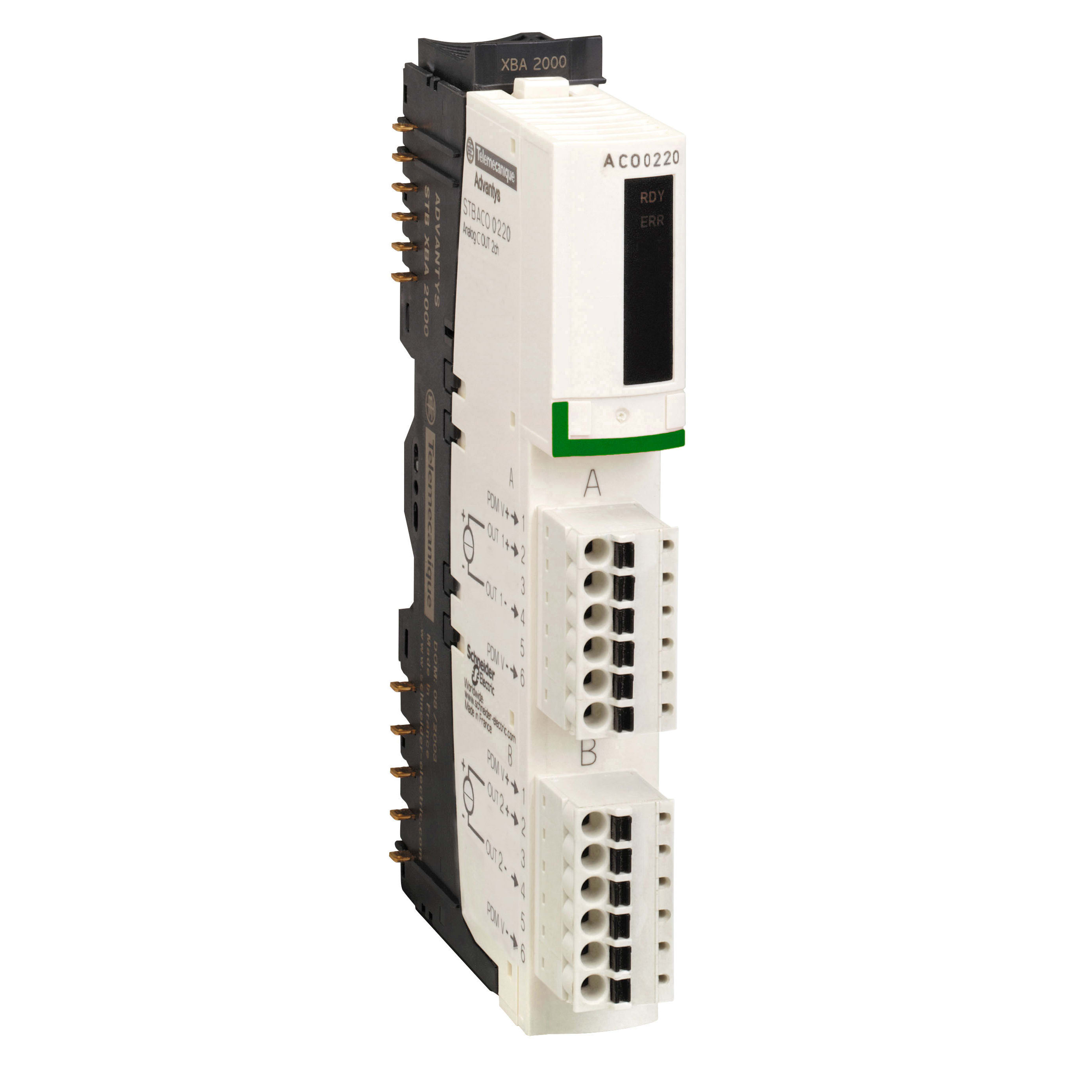 SCHNEIDER ELECTRIC - Kit uscita analogica standard STB - 4..20 mA - 2 O - 15 bit + segno