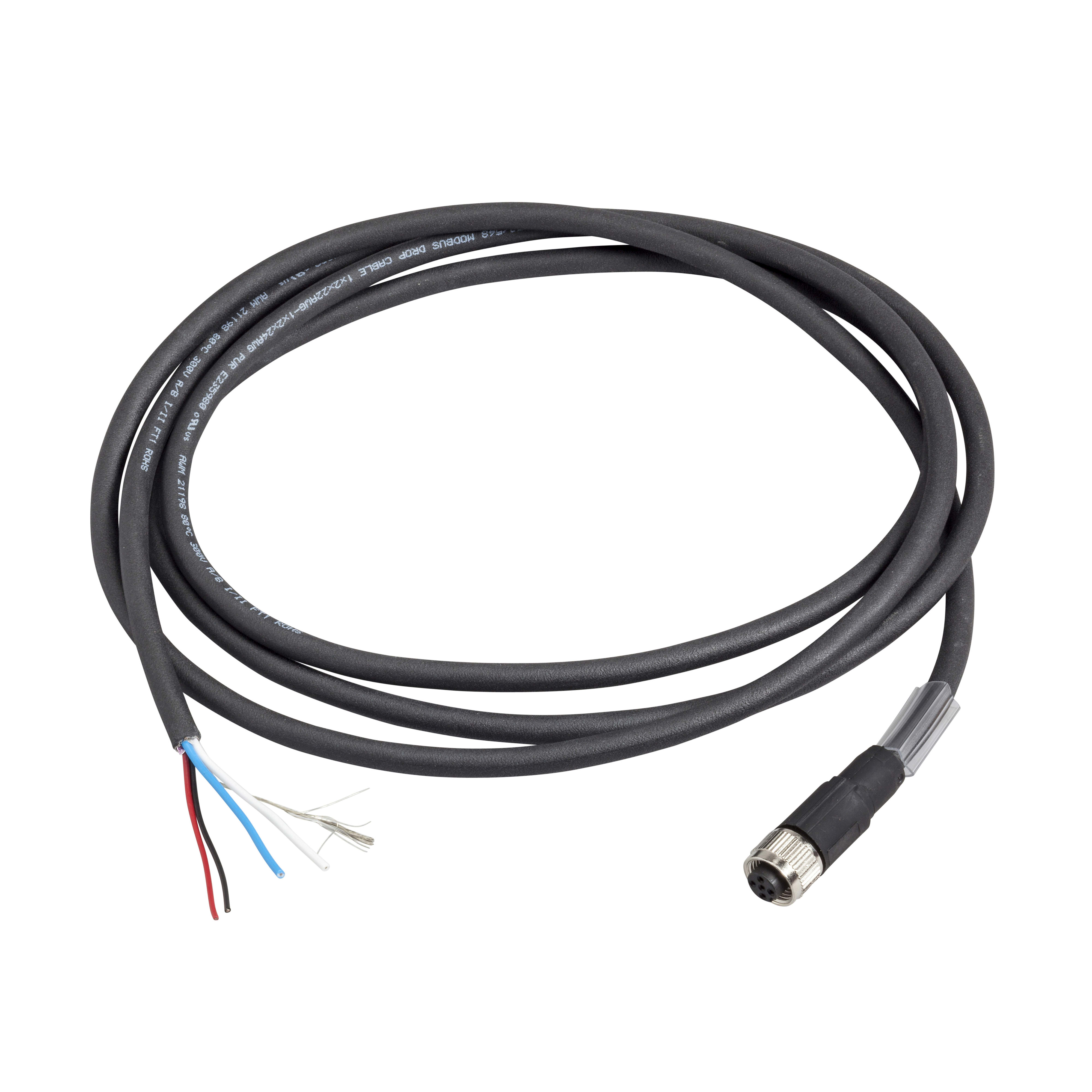 SCHNEIDER ELECTRIC - Cavo collegamento bus CANopen - dritto - connettore femmina M12-A - 1 m