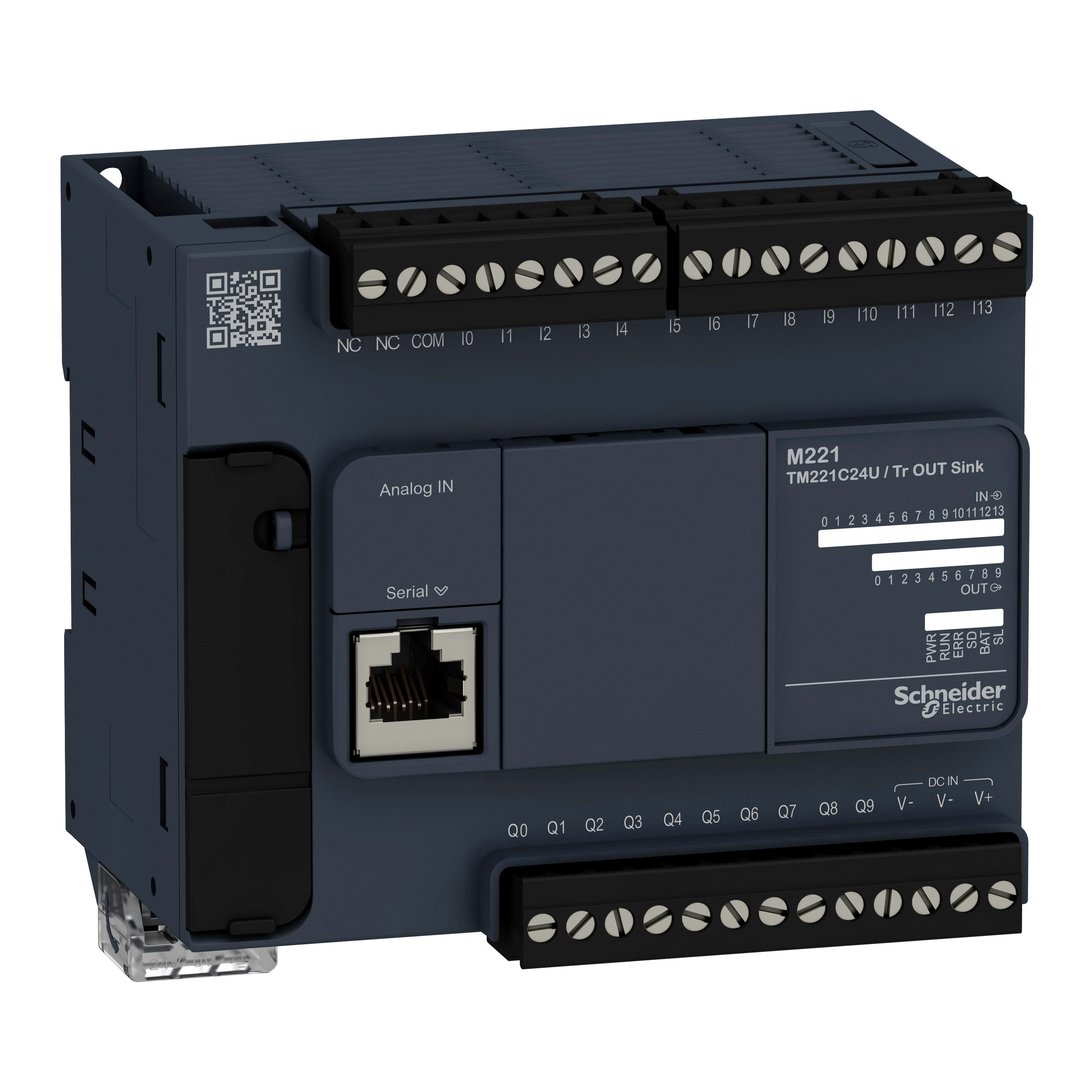 SCHNEIDER ELECTRIC - Controllore M221 24 I-O transistor NPN