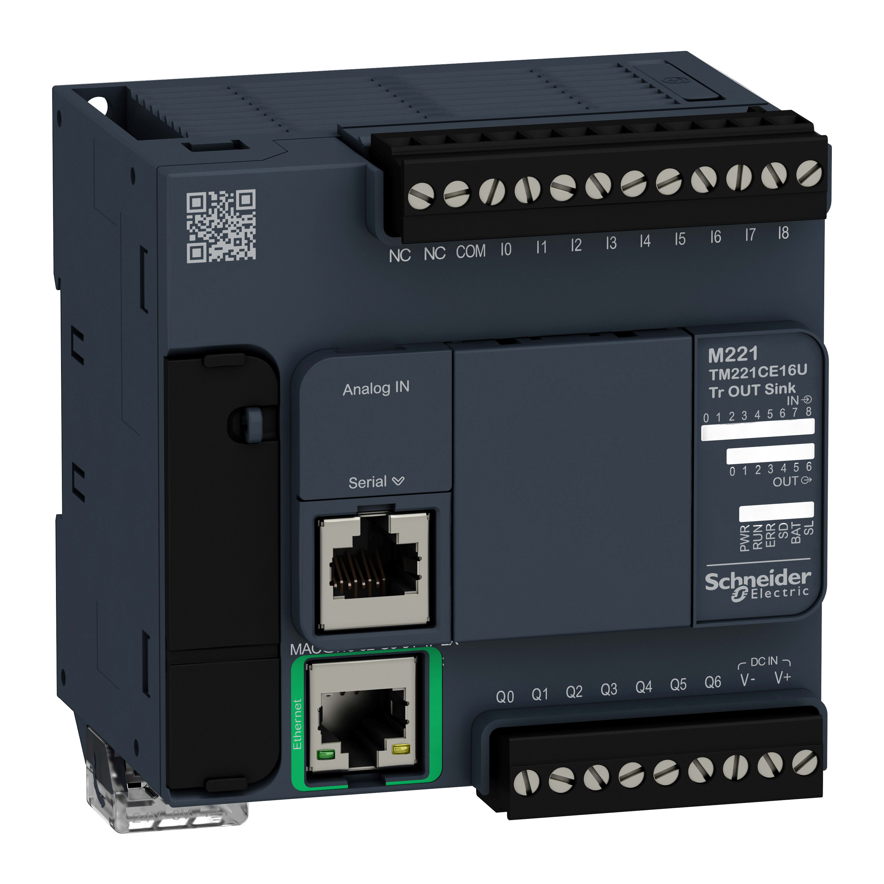 SCHNEIDER ELECTRIC - Controllore M221 16 I-O transistor NPN Ethernet