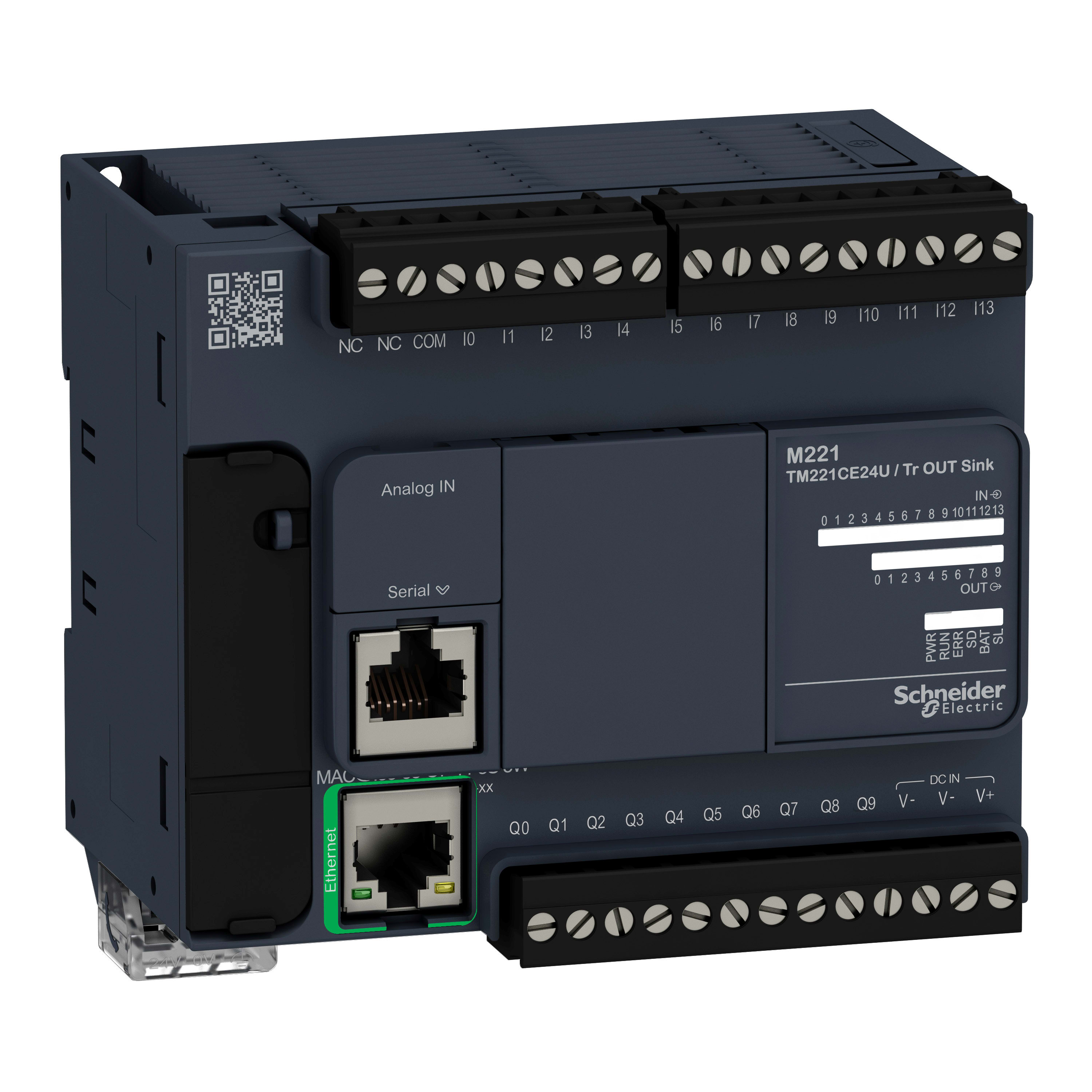 SCHNEIDER ELECTRIC - Controllore M221 24 I-O transistor NPN Ethernet