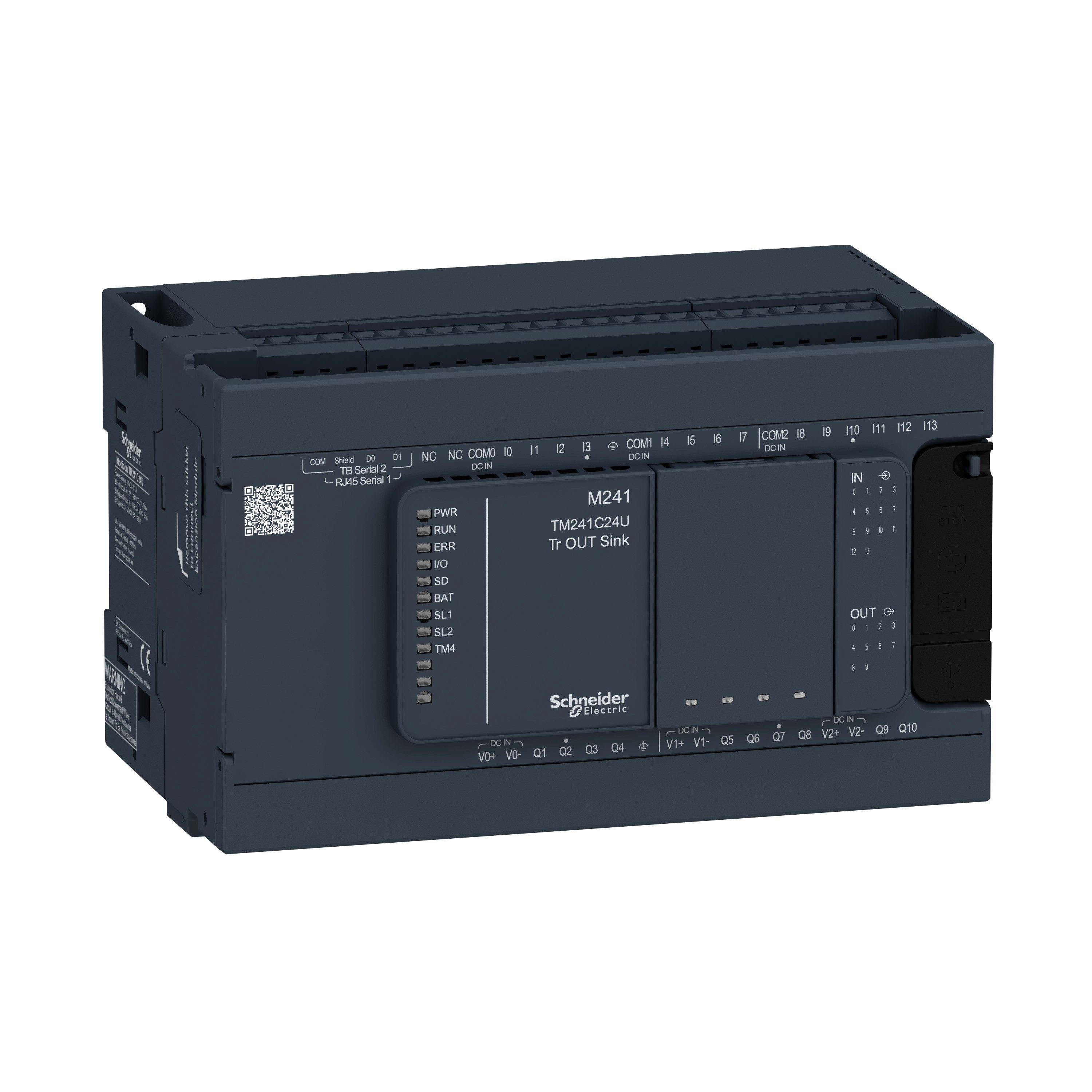 SCHNEIDER ELECTRIC - Controllore M241 24 I-O transistor NPN