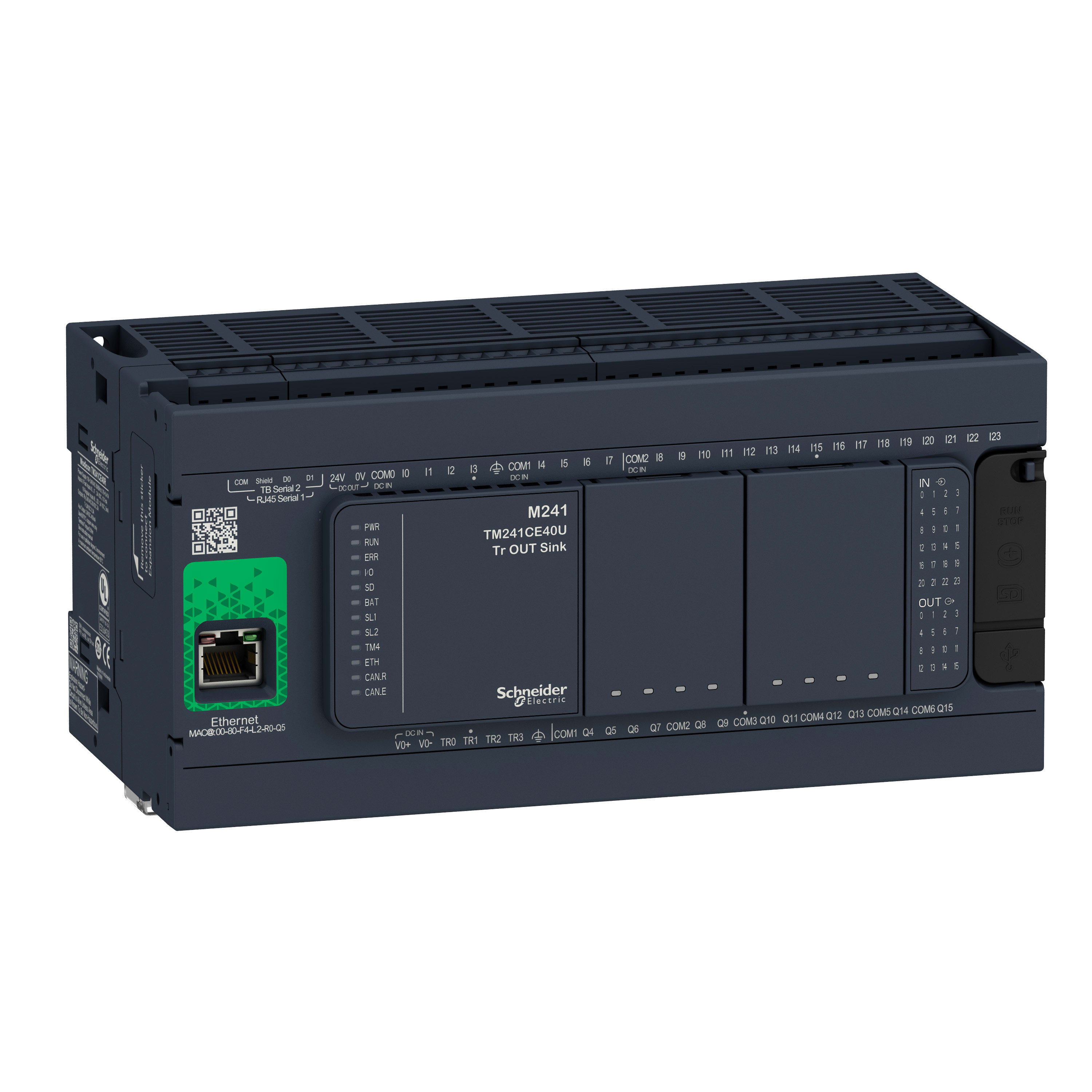 SCHNEIDER ELECTRIC - Controllore M241 40 I-O relè, Ethernet