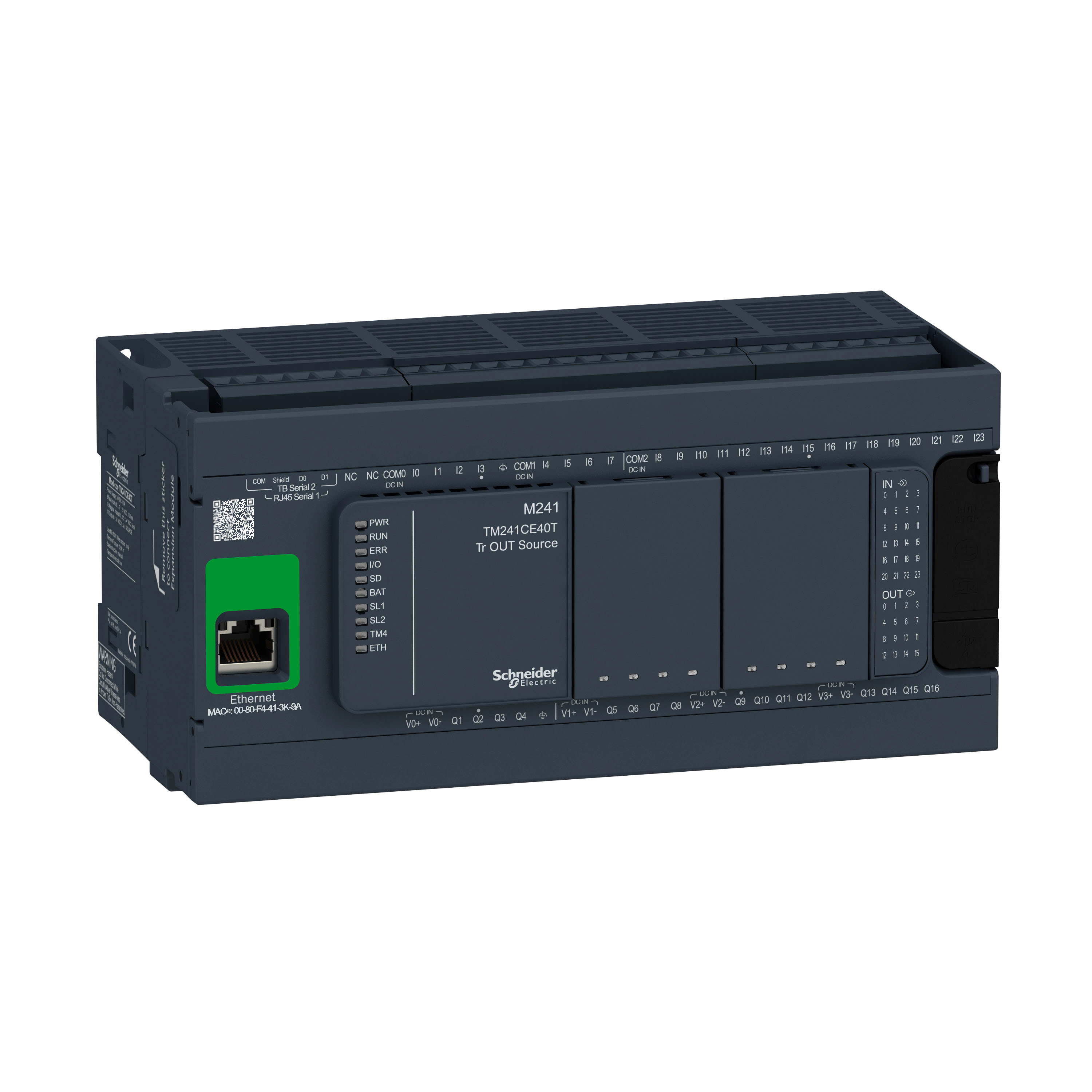 SCHNEIDER ELECTRIC - Controllore M241 40 I-O transistor PNP, Ethernet