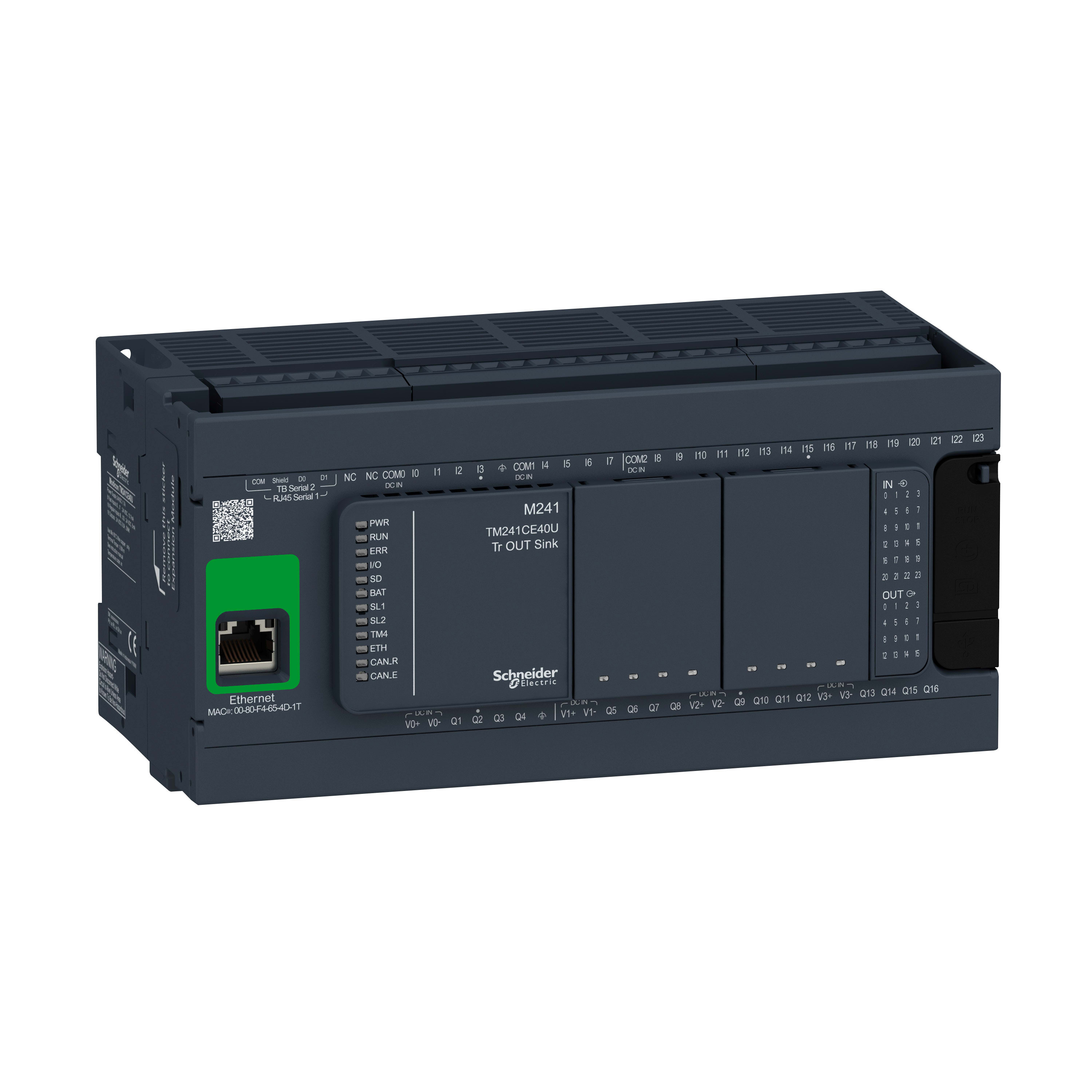 SCHNEIDER ELECTRIC - Controllore M241 40 I-O transistor NPN, Ethernet