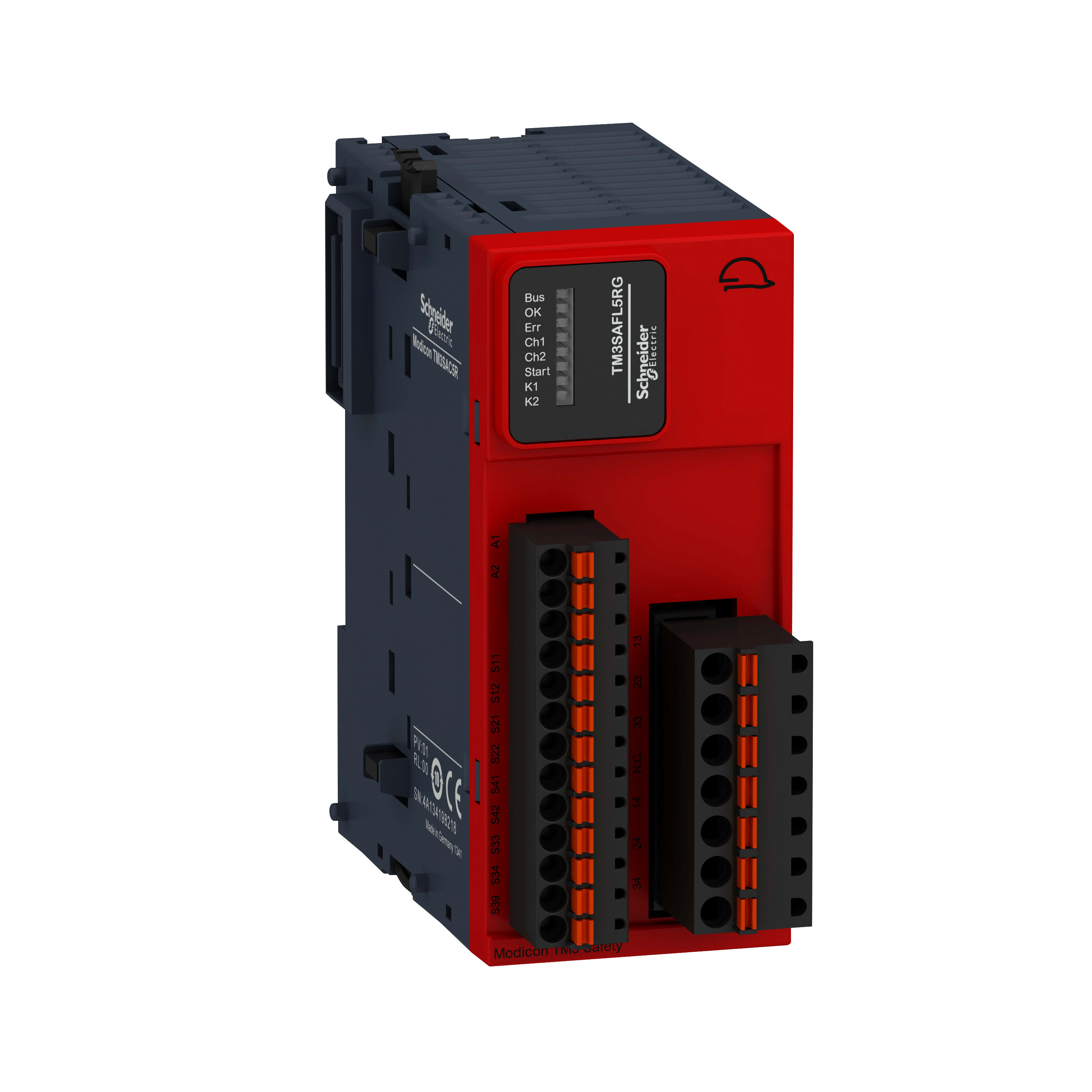SCHNEIDER ELECTRIC - Modulo di sicurezza per plc TM2xx, 2 funzioni, CAT3, terminali a molla