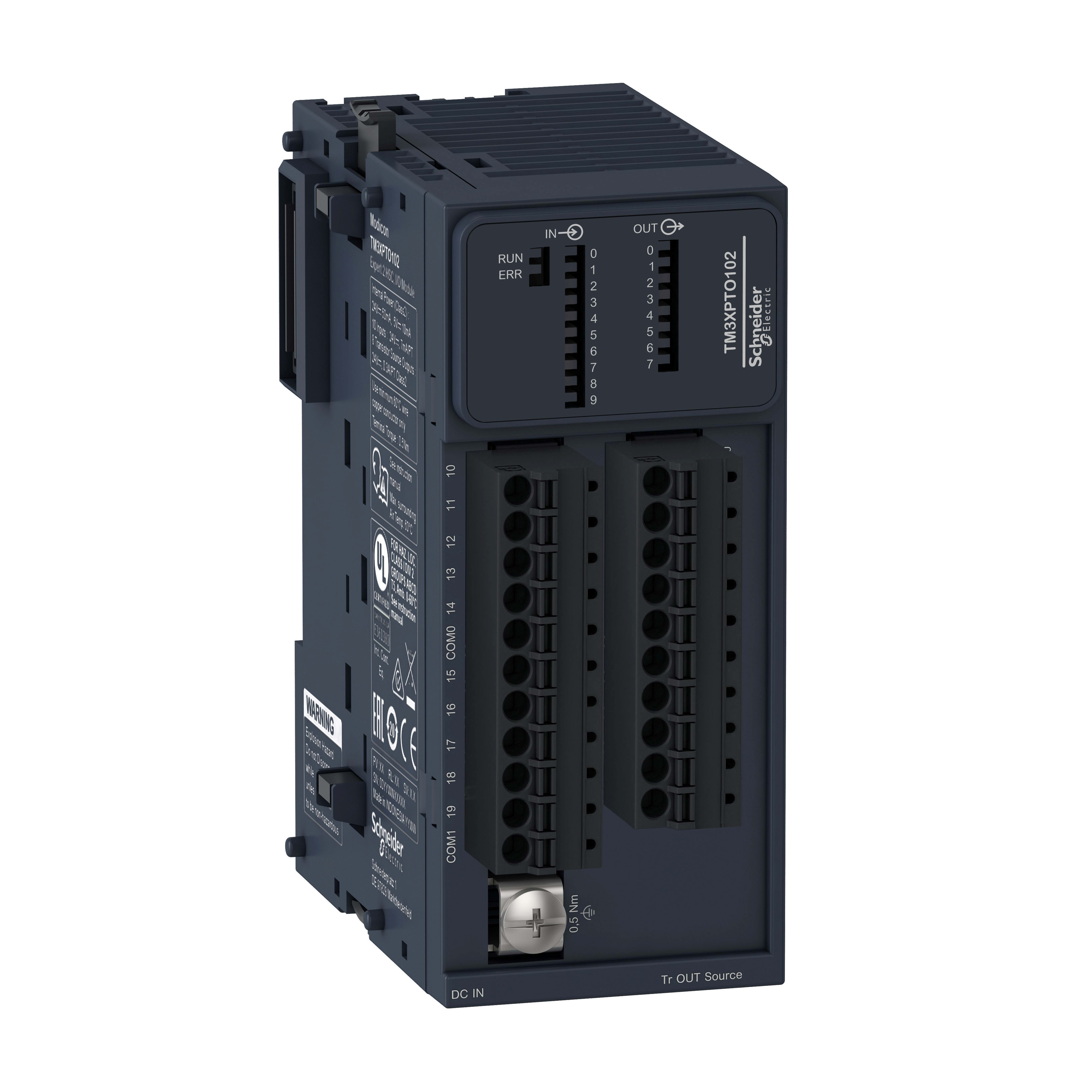 SCHNEIDER ELECTRIC - Modulo conteggio veloce 2 HSC 10 In- 8 reflex Out + eventi a molla