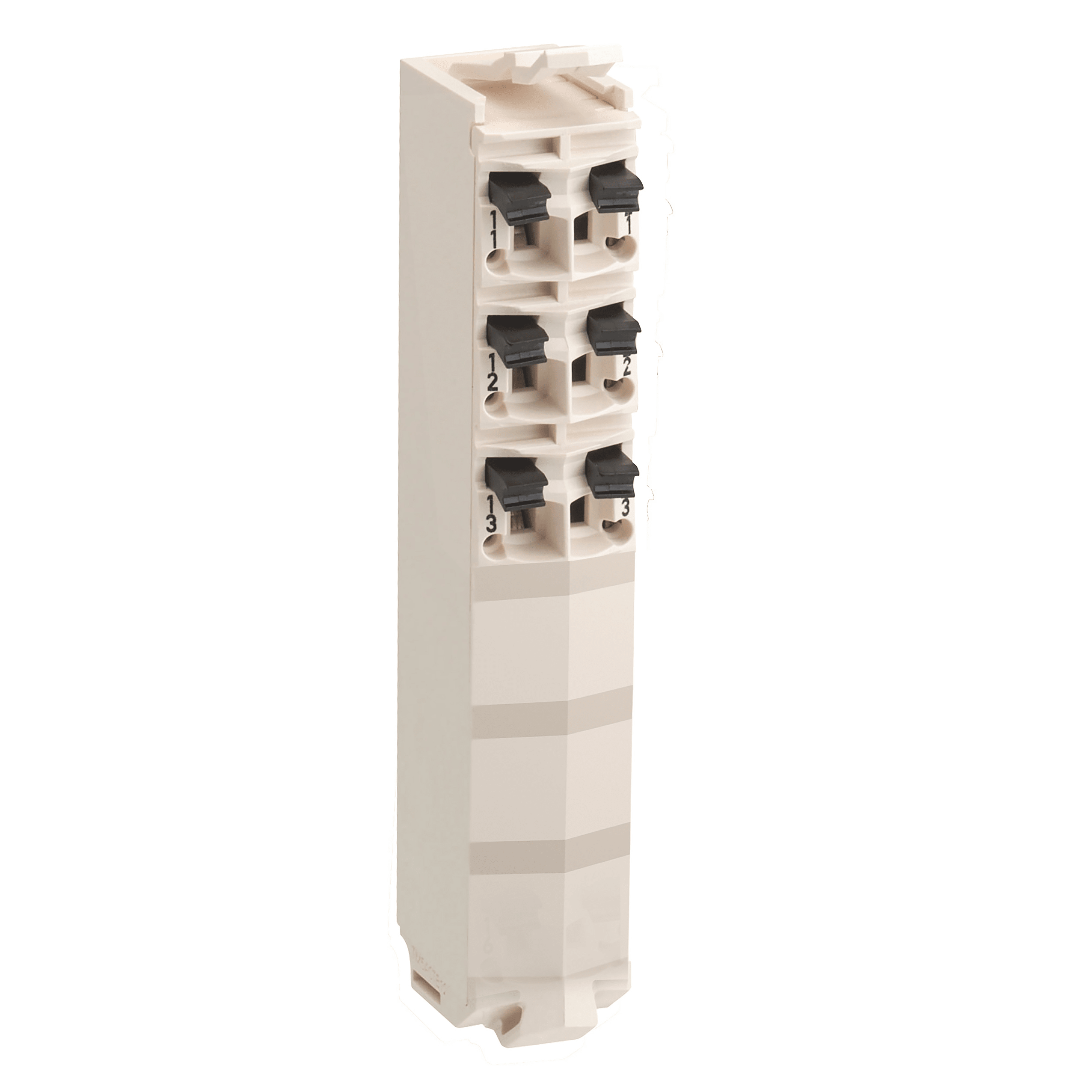 SCHNEIDER ELECTRIC - Morsettiera - 6 contatti - bianco - 1 pz