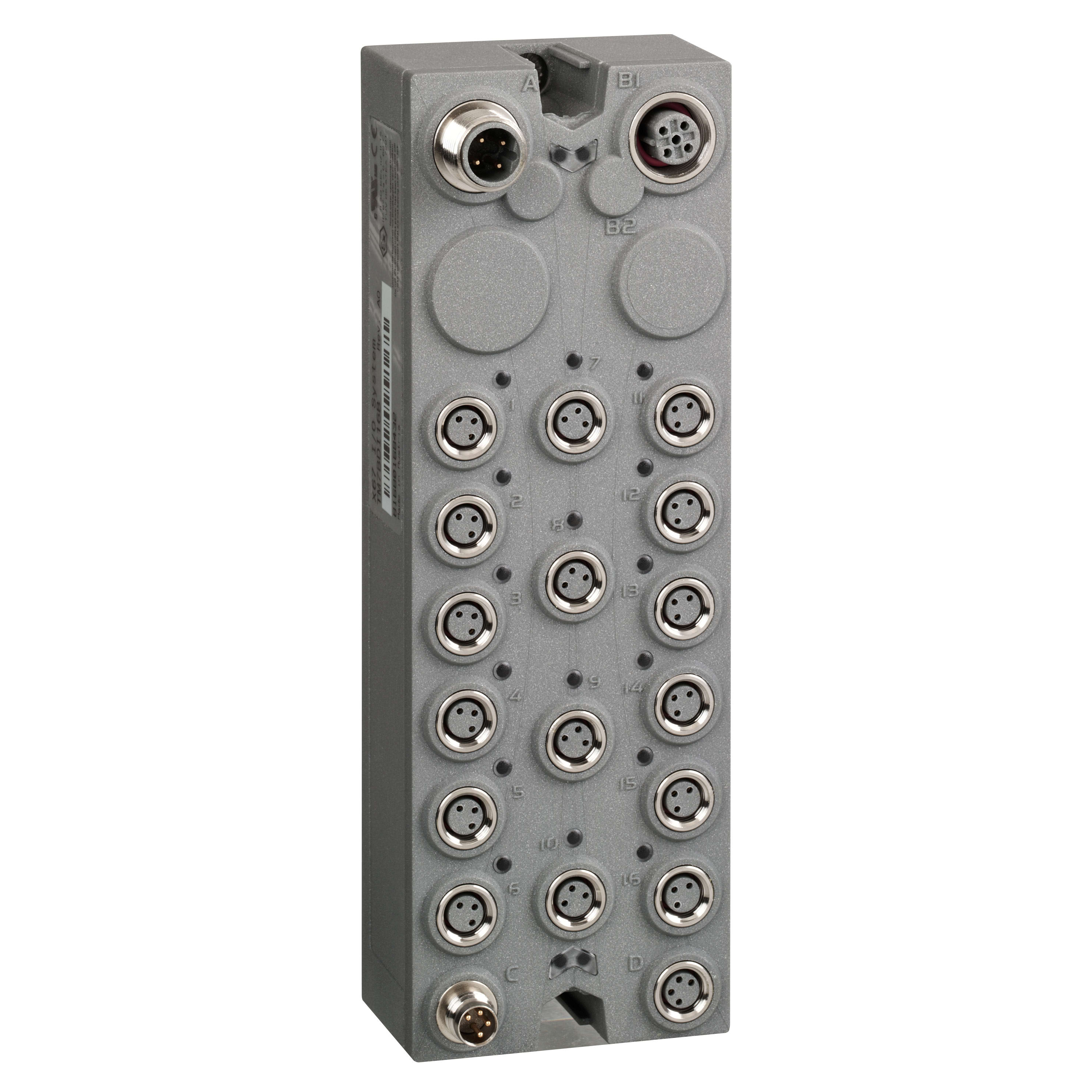 SCHNEIDER ELECTRIC - Blocco esp. - IP67 - 16 ingressi-output digit - 24 Vcc - 0,5 A - conn. M8