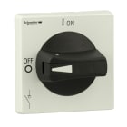 SCHNEIDER ELECTRIC - TeSys VLS - rot. handle - holefix. - black - shaft 5 mm - 65x65 mm - defeatable
