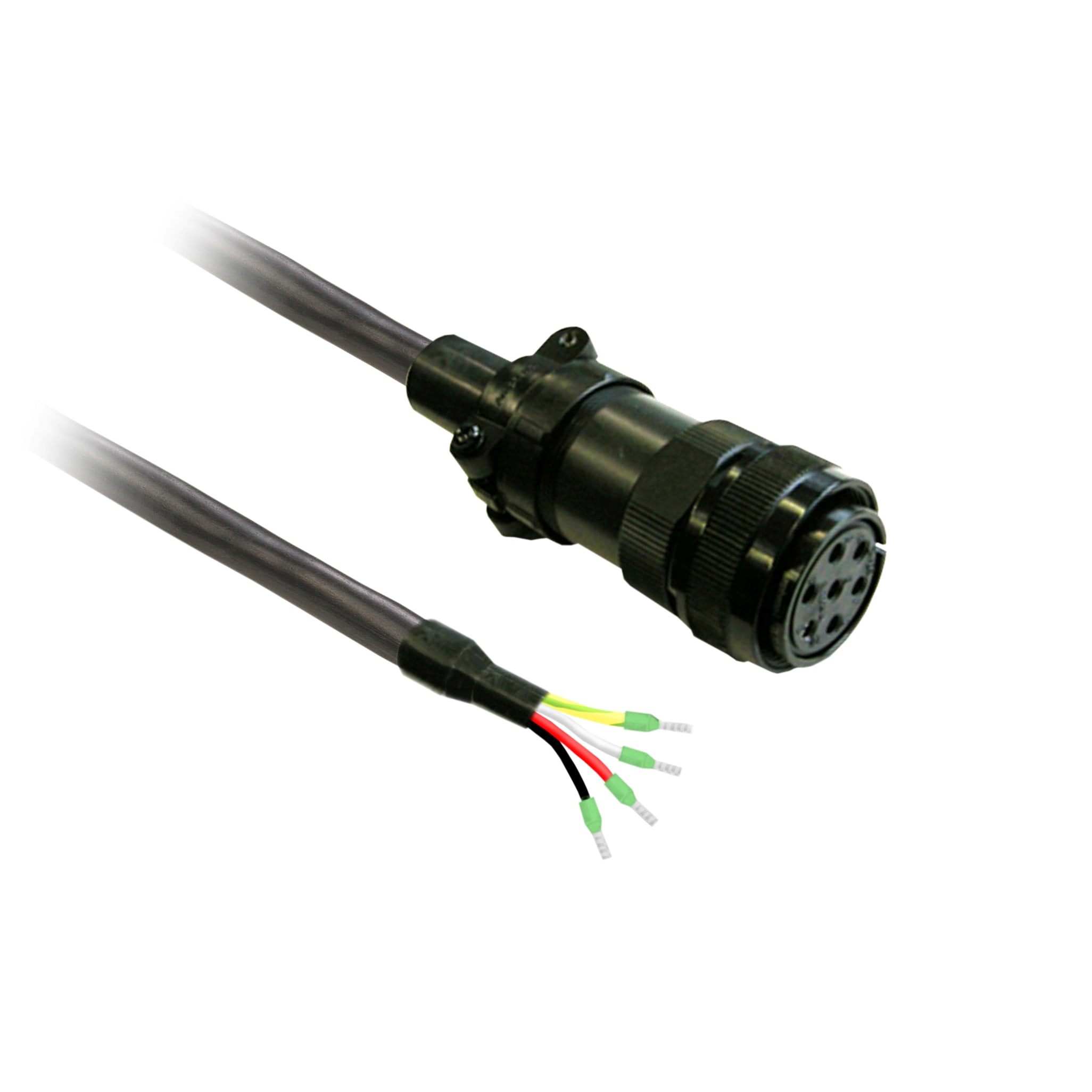 SCHNEIDER ELECTRIC - power cable 3m shielded 4x 6mm², BCH2 MIL connector