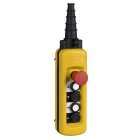 SCHNEIDER ELECTRIC - Pulsantiera pensile XAC-A - 4 pulsanti - 1 pulsante arresto di emergenza