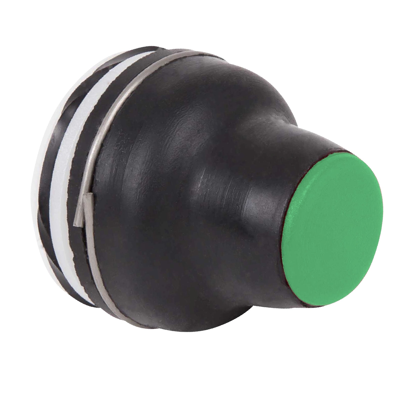 SCHNEIDER ELECTRIC - Testa pulsante con cappuccio xac-b - verde - 4 mm, –25-+70 °C
